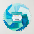 Kona Cotton - Aquas and Greens December 2025 Charm Pack Primary Image