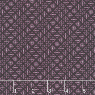 Plumberry III - Four Squared Aubergine Yardage