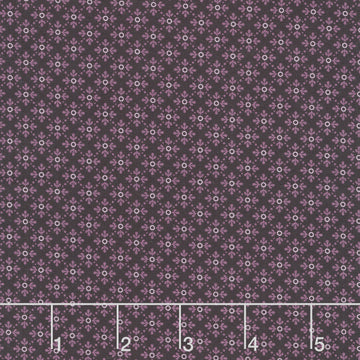 Plumberry III - Four Squared Aubergine Yardage