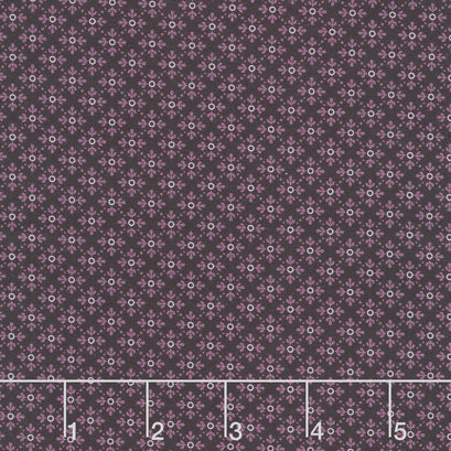Plumberry III - Four Squared Aubergine Yardage