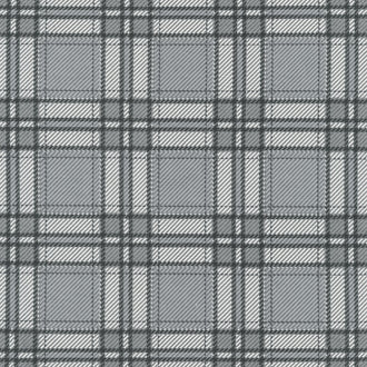 Farmhouse Flannels III - Moose Plaid Pewter Yardage