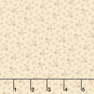 Plumberry III - Plum Rose Cream Yardage