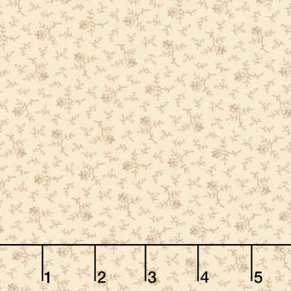 Plumberry III - Plum Rose Cream Yardage