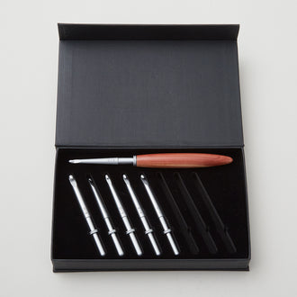 Sawyer Creek Artistry Interchangeable Crochet Hook Set - Eastern Red Cedar/Slim