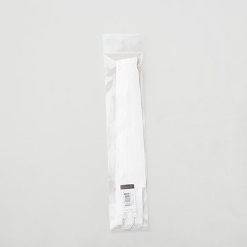 20" Hoop Pull Zipper - White - Two Pack Alternative View #1