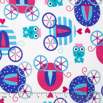 Princess Life - Crystal Carriages Yardage