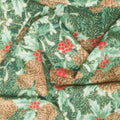 Holiday Flourish - Festive Finery - Spearmint ColorstoryPinecones Fresh Sage Yardage Alternative View #1