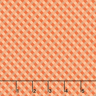 Autumn - Gingham Pumpkin Yardage