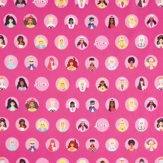 Barbie World - Barbie Main Hot Pink Yardage
