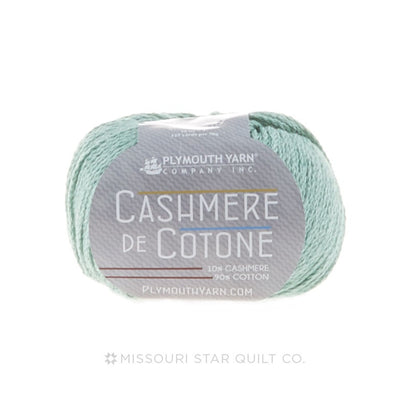 Cashmere de Cotone Green Melange Yarn