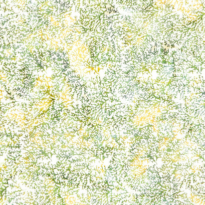 Turtle Cove Batiks - Coral Neutral Snow Yardage