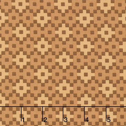 Terrarium - Woven Caramel Yardage