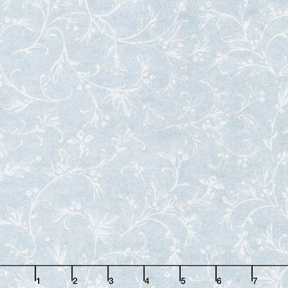 Winter White 3 - Winter Branches Winter Metallic Yardage