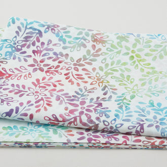 Java Batiks - Leafy Jewels Multi 2 Yard Cut