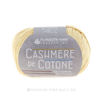Cashmere de Cotone Yellow Melange Yarn