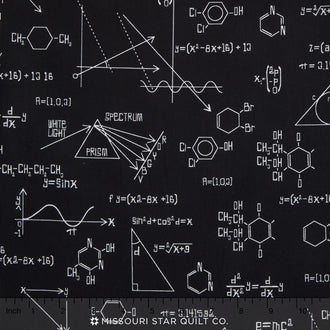 Science Fair - Black Yardage
