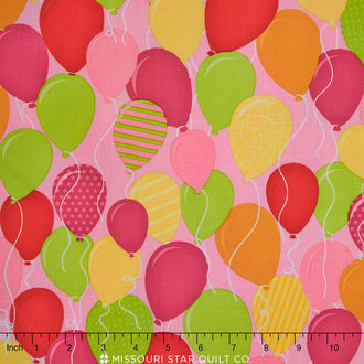 Surprise! - Balloons Pink Yardage