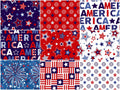 Red, White and Starry Blue 2.5" Strips
