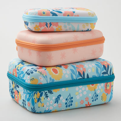 Quilt Town Floral Nesting Zipper Cases (3pk)