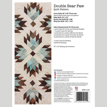 Double Bear Paw Quilt Pattern