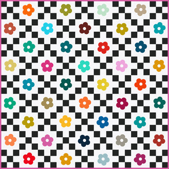 Missouri Star Kona Cotton Solid Flower Child Quilt Kit
