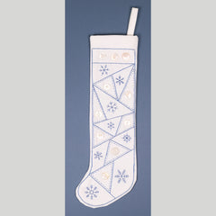 Snowflakes Skinny Stocking Embroidery Kit