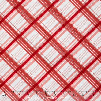 British Invasion - Plaid Red Yardage
