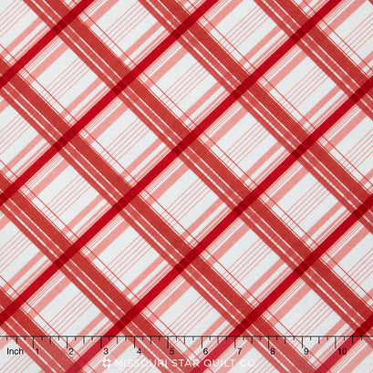 British Invasion - Plaid Red Yardage