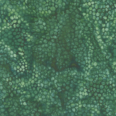 Floral Fun Batiks - Rock Spinach Yardage