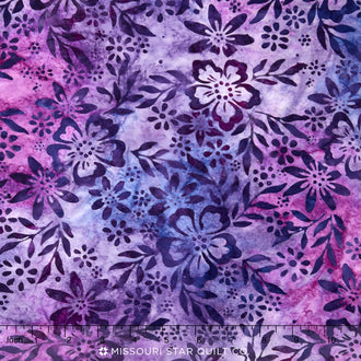 Artisan Batiks - Floriculture Floral Lupine Yardage