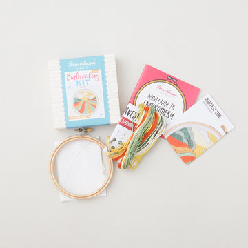 Harvest Time Mini Embroidery Kit Alternative View #2