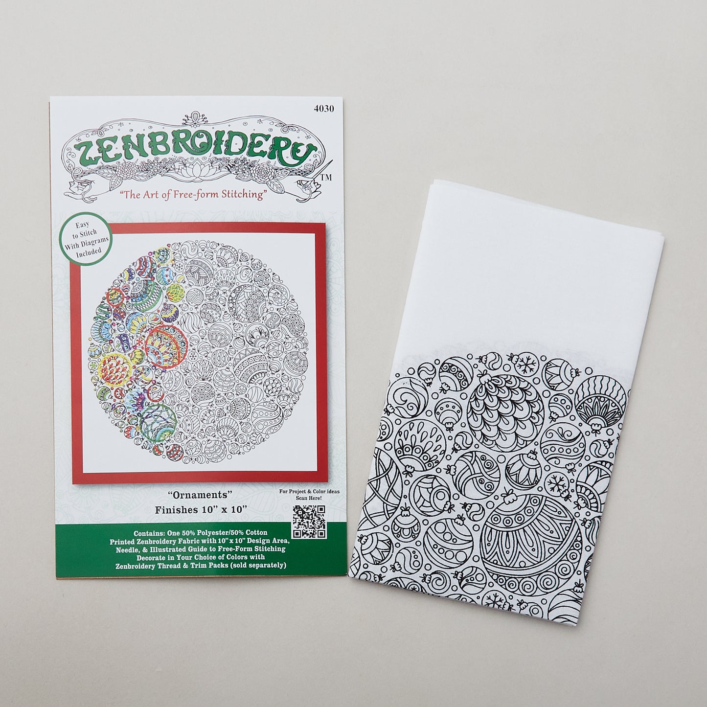 Zenbroidery Christmas Ornaments Embroidery Kit Alternative View #2