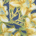 Avery Hill - Blue Flowers Blue Metallic Yardage