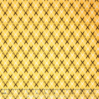 Sewing Studio 2- Shears Yellow Yardage