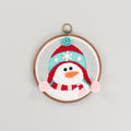 Shivering Snowman Punch Needle Hoop Kit