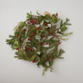 Faux Pine & Mistletoe Garland w/ Red Berries Alternative View #1
