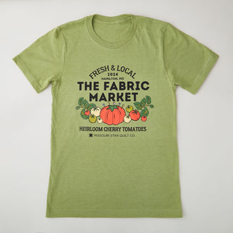 Missouri Star Fresh & Local T-shirt Heather Green - XL