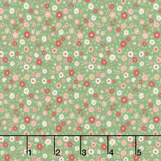 Creating Memories - Winter Evie Green Yardage