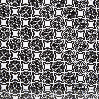 Rosecliff Manor - Medallion White Yardage