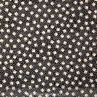 London Calling 6 - Lawn Retro Cubes Black Yardage