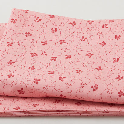 Poppies - Floral Swirl Pink 2 Yard Cut