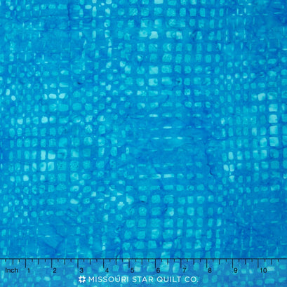 Tonga Batiks - Jelly Bean Loom Azure Yardage