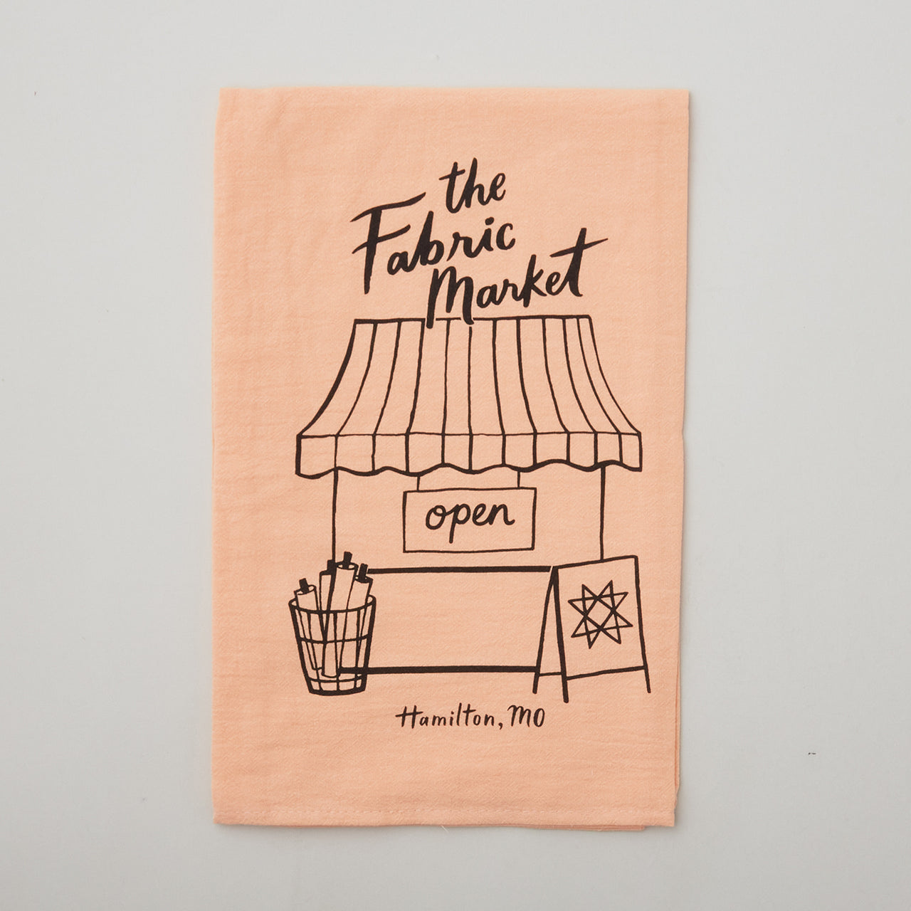 Missouri Star The Fabric Market Light Pink Canvas Tea Towel Primary Image