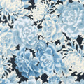 Imperial Collection 14 - Indigo Colorstory Flowers Indigo Metallic Yardage