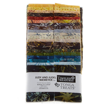 Tonga Treats Batiks - Painter's Palette 2.5" Strips