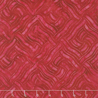 Tonga Batiks - Patriots Knit Red Yardage