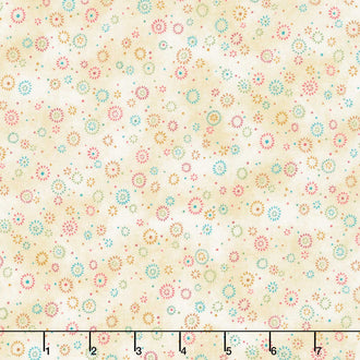 Star Of Wonder, Star Of Light - Twinkle Multi Cream Yardage