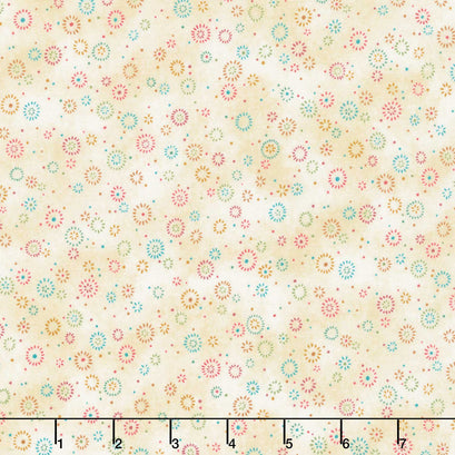 Star Of Wonder, Star Of Light - Twinkle Multi Cream Yardage