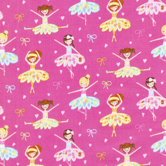 Ballerina Bows - Ballerina Main Pink Yardage