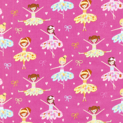Ballerina Bows - Ballerina Main Pink Yardage